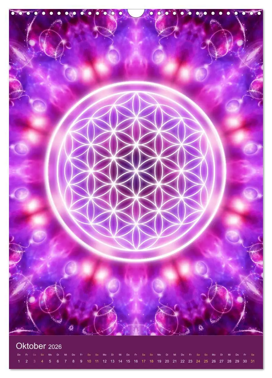 Bild: 9783516416442 | Blume des Lebens - Harmonie durch Symbolkraft (Wandkalender 2026...