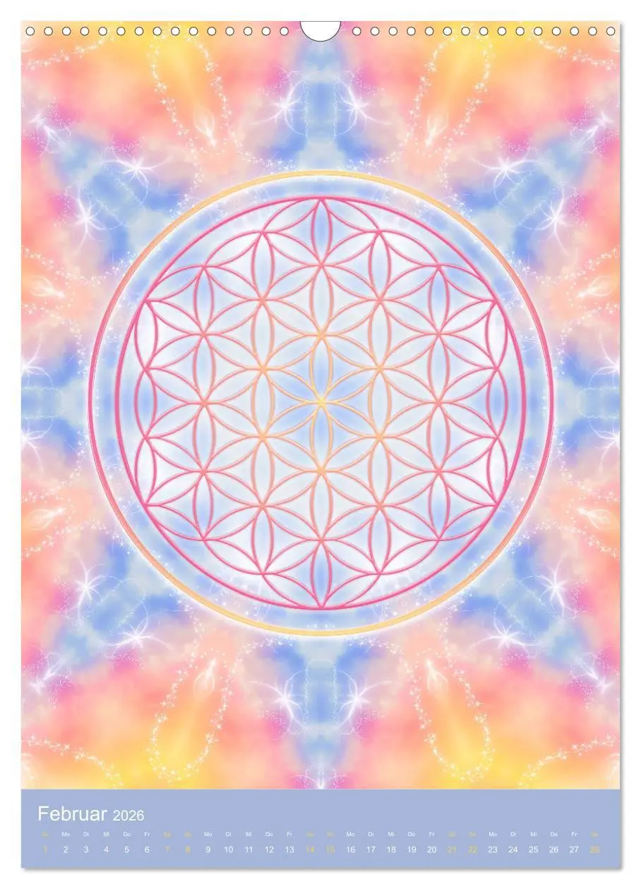 Bild: 9783516416442 | Blume des Lebens - Harmonie durch Symbolkraft (Wandkalender 2026...