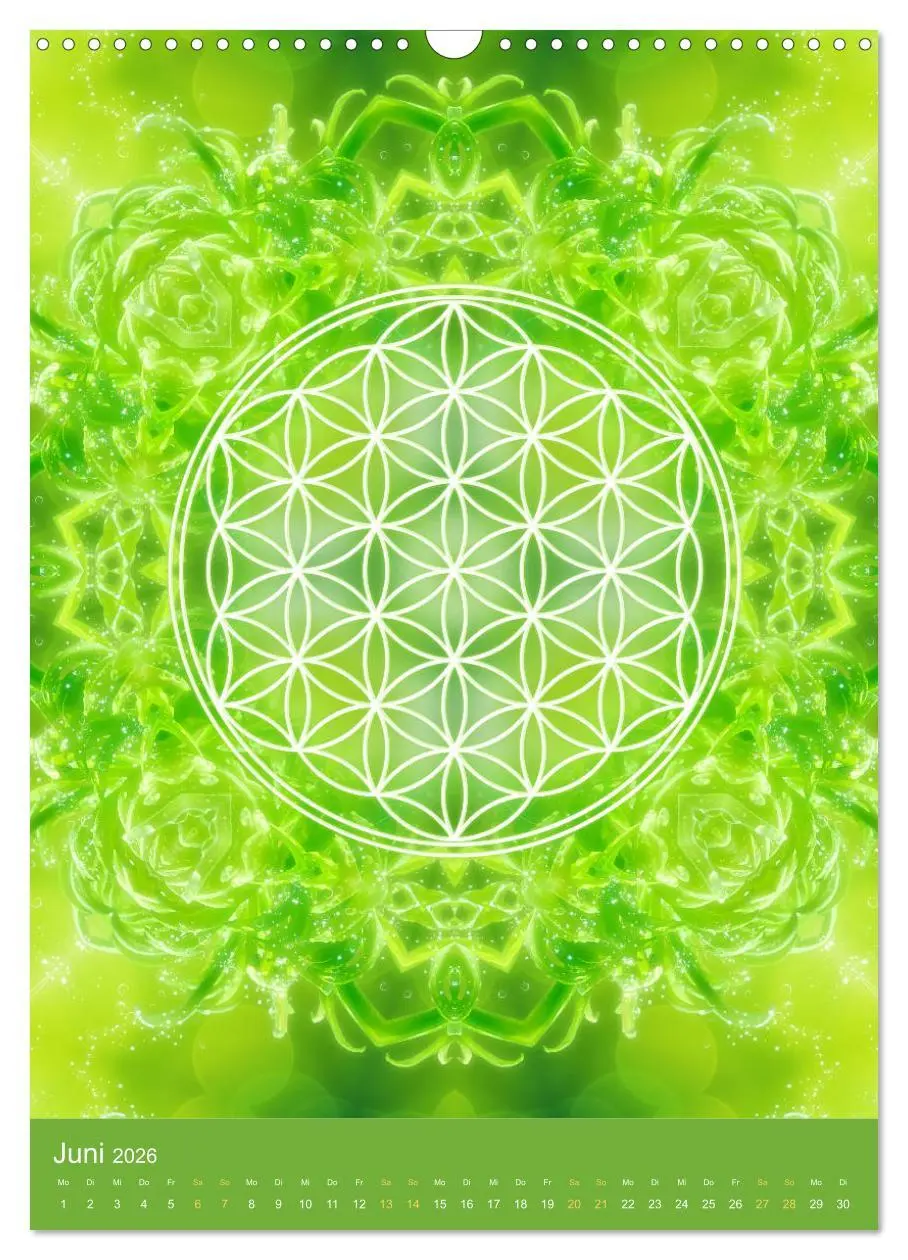 Bild: 9783516416442 | Blume des Lebens - Harmonie durch Symbolkraft (Wandkalender 2026...