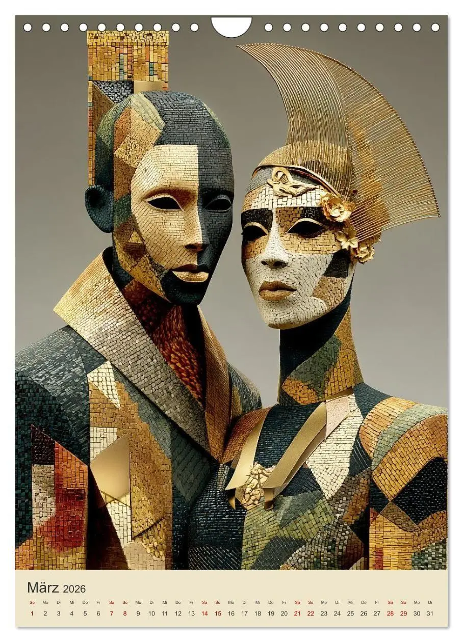 Bild: 9783516656442 | Afrikanische Anmut in Geometrie (Wandkalender 2026 DIN A4 hoch),...