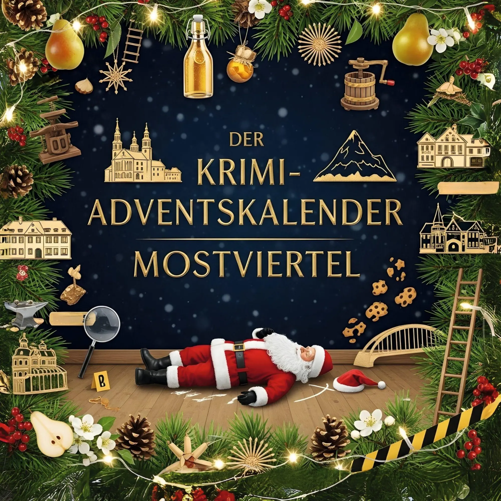 Cover: 9783695306442 | Der Krimi-Adventskalender Mostviertel | Mordsverdächtig in 24 Akten