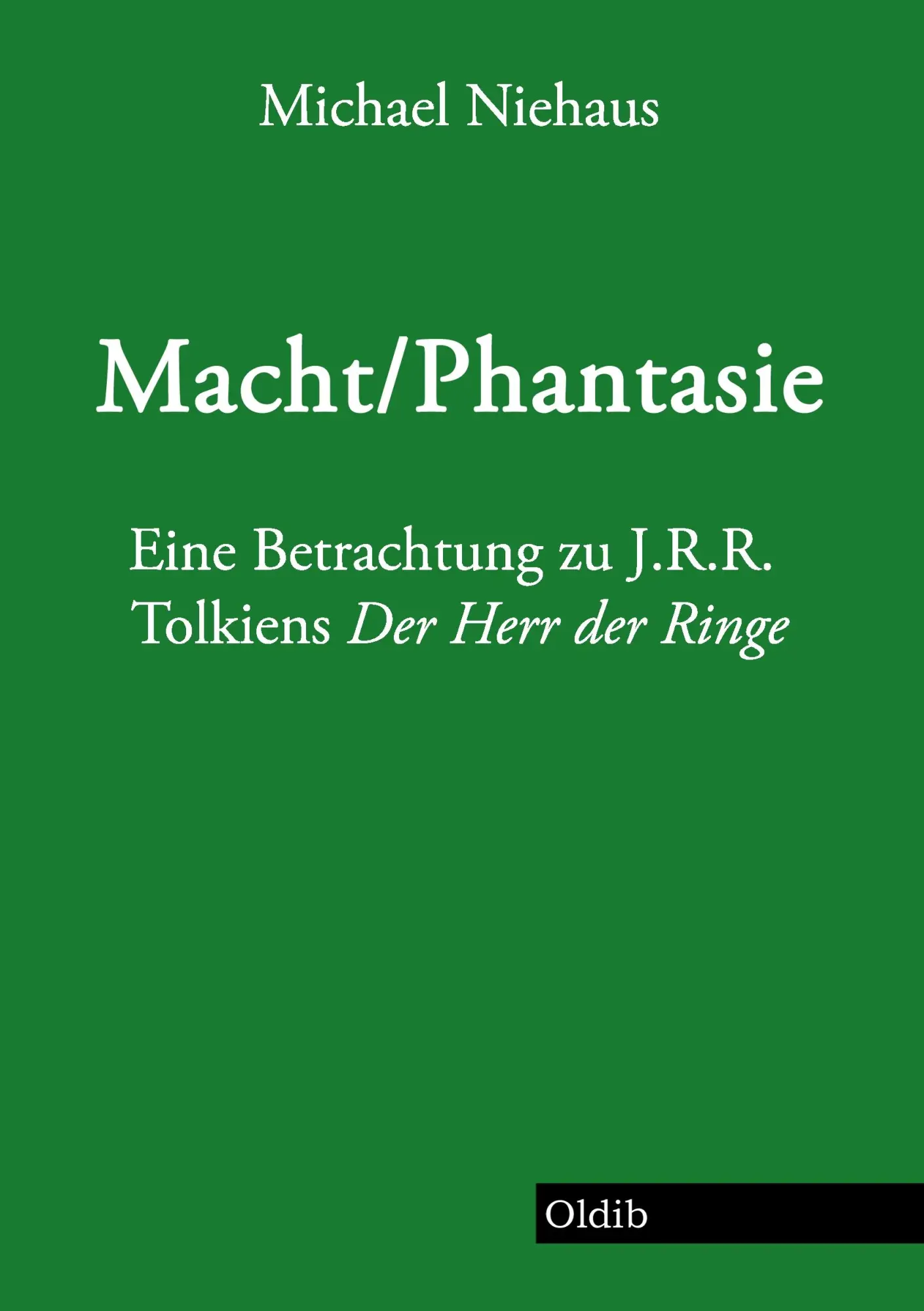 Cover: 9783939556442 | Macht/Phantasie | Michael Niehaus | Taschenbuch | 140 S. | Deutsch