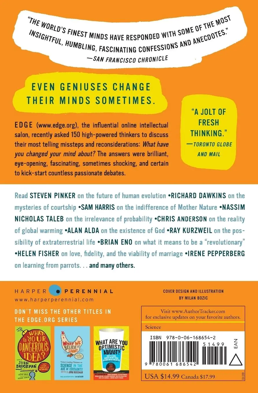 Rückseite: 9780061686542 | What Have You Changed Your Mind About? | John Brockman | Taschenbuch