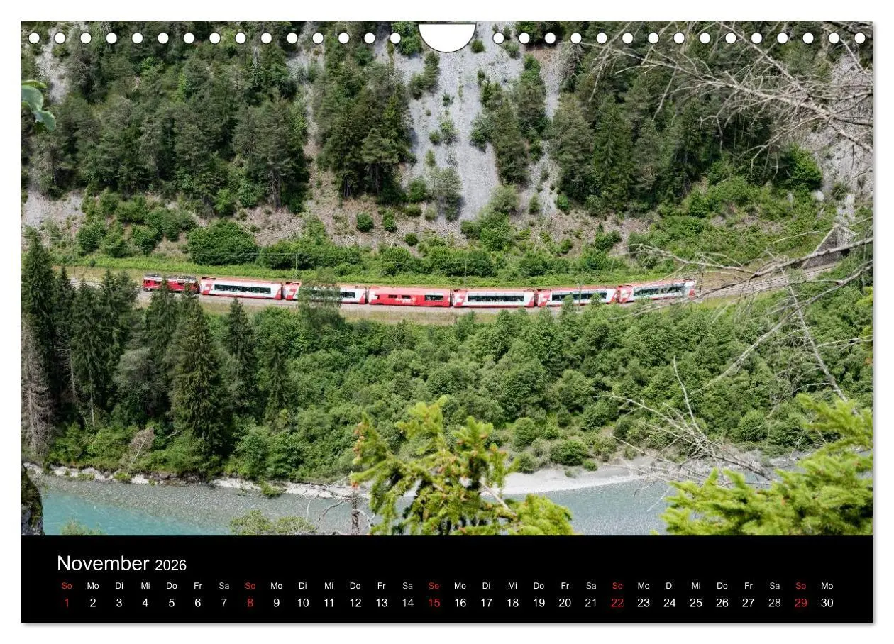 Bild: 9783516026542 | Schweizer Eisenbahn (Wandkalender 2026 DIN A4 quer), CALVENDO...