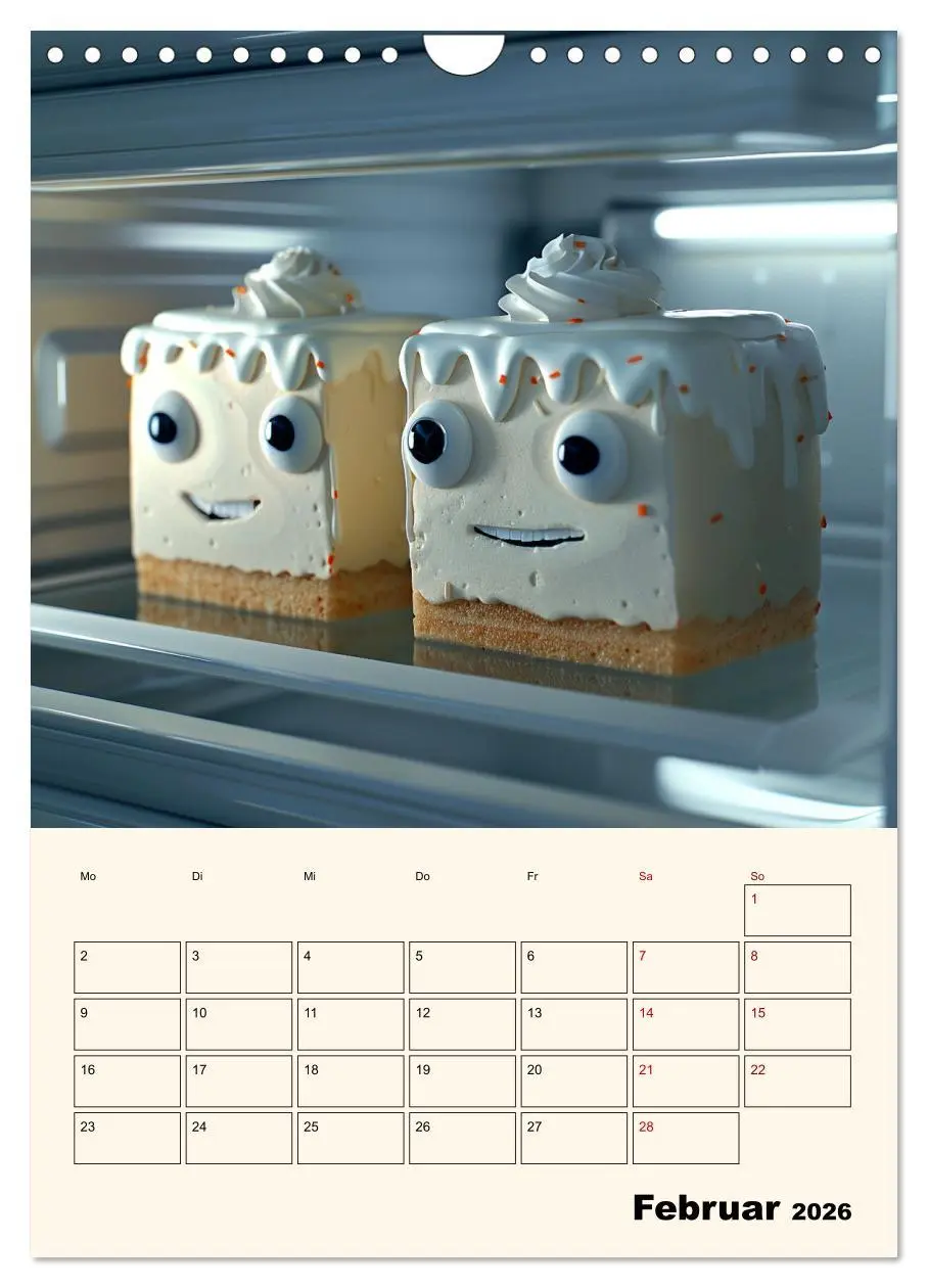 Bild: 9783516266542 | Nachts im Kühlschrank (Wandkalender 2026 DIN A4 hoch), CALVENDO...