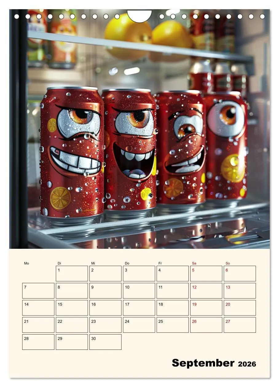 Bild: 9783516266542 | Nachts im Kühlschrank (Wandkalender 2026 DIN A4 hoch), CALVENDO...