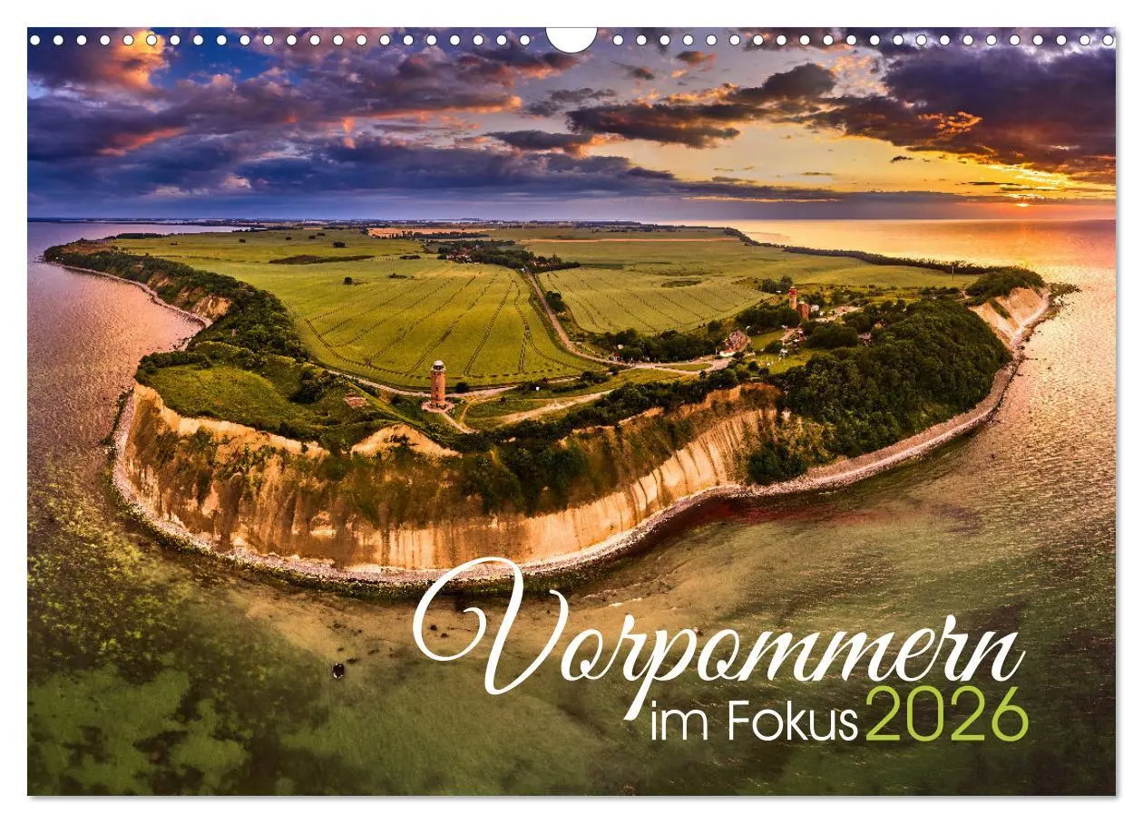 Cover: 9783457306642 | Vorpommern im Fokus (Wandkalender 2026 DIN A3 quer), CALVENDO...