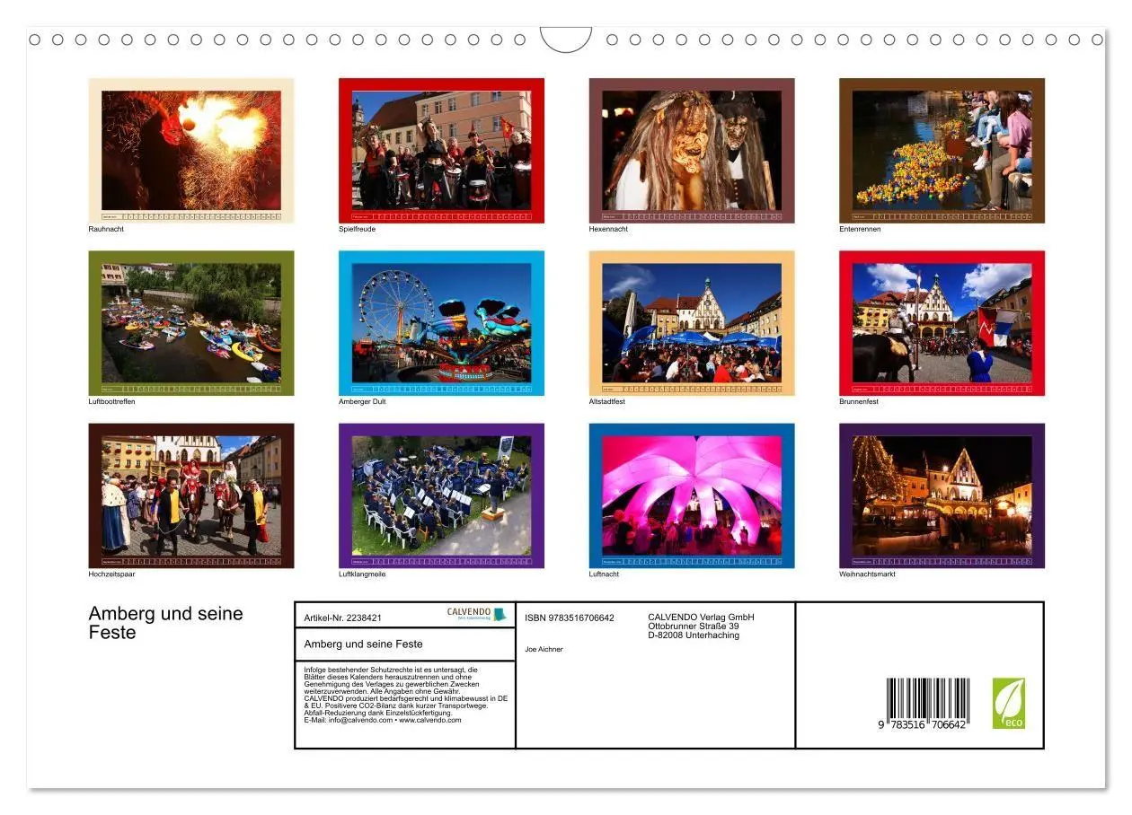 Bild: 9783516706642 | Amberg und seine Feste (Wandkalender 2026 DIN A3 quer), CALVENDO...