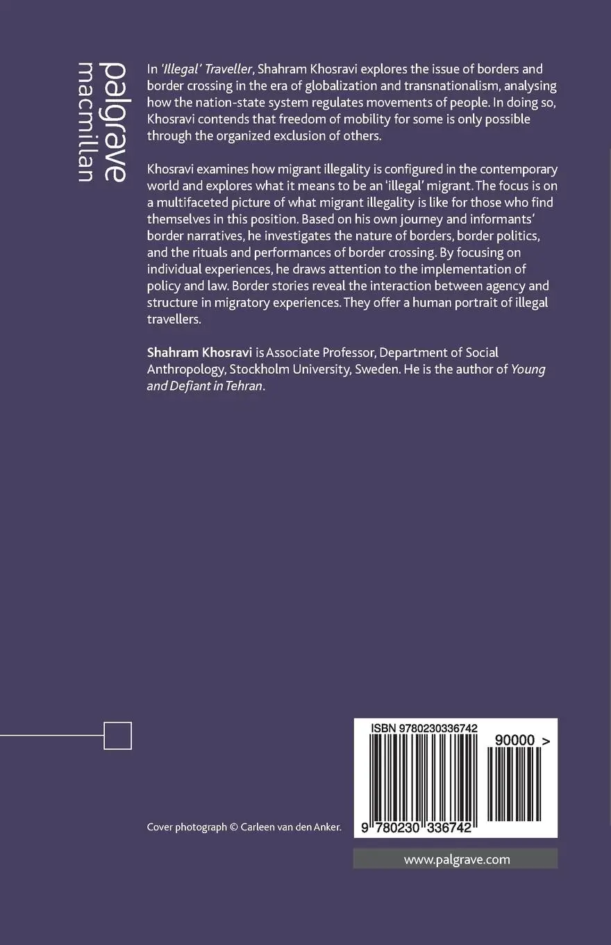 Rückseite: 9780230336742 | 'Illegal' Traveller | An Auto-Ethnography of Borders | S. Khosravi | x