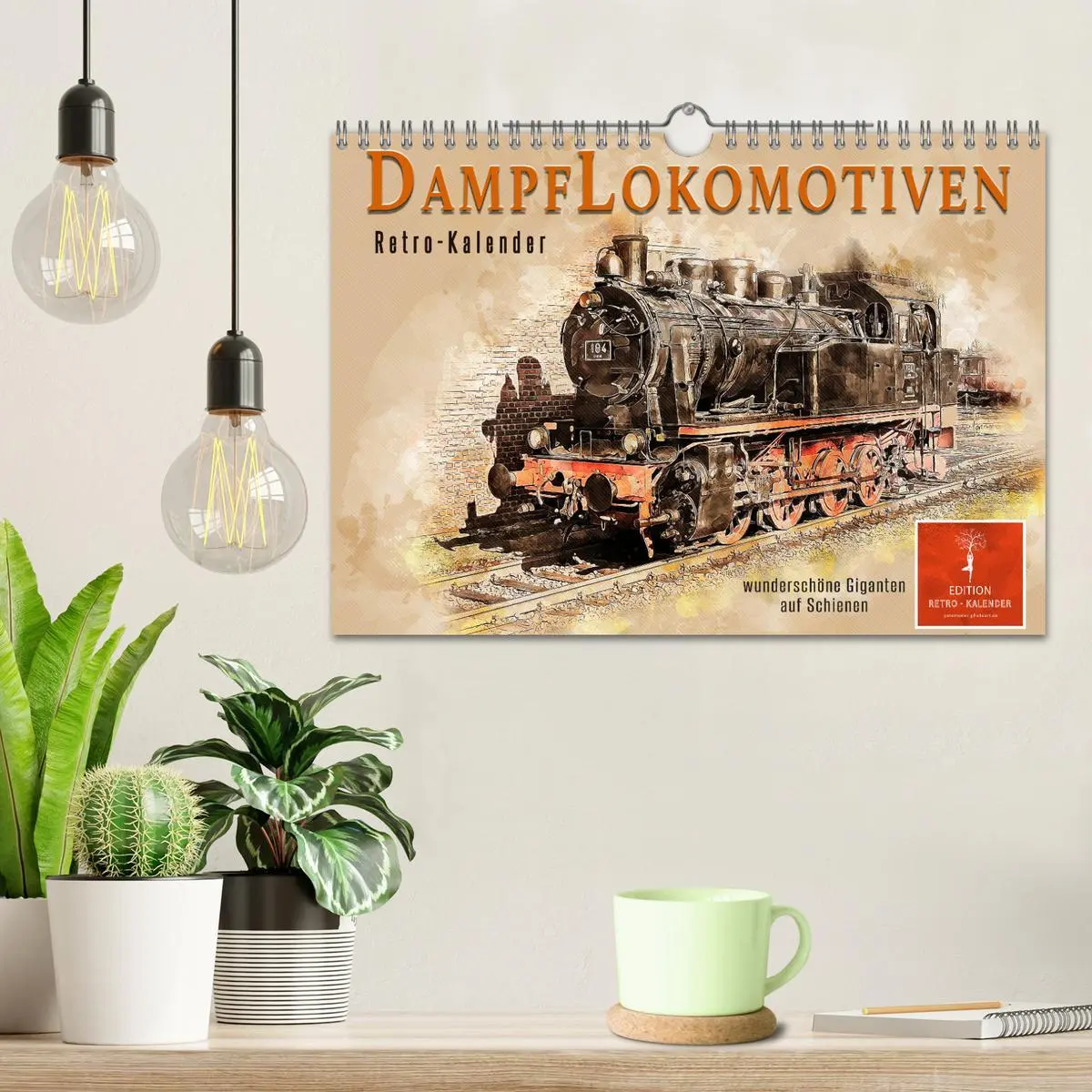 Bild: 9783457916742 | Dampflokomotiven - wunderschöne Giganten auf Schienen (Wandkalender...
