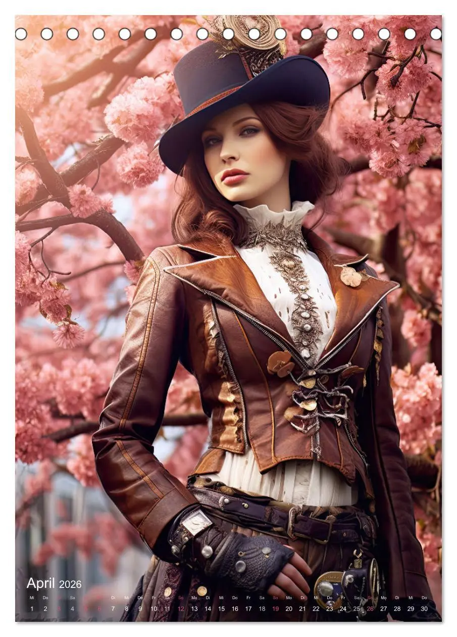 Bild: 9783516316742 | Steampunk Ladies (Tischkalender 2026 DIN A5 hoch), CALVENDO...