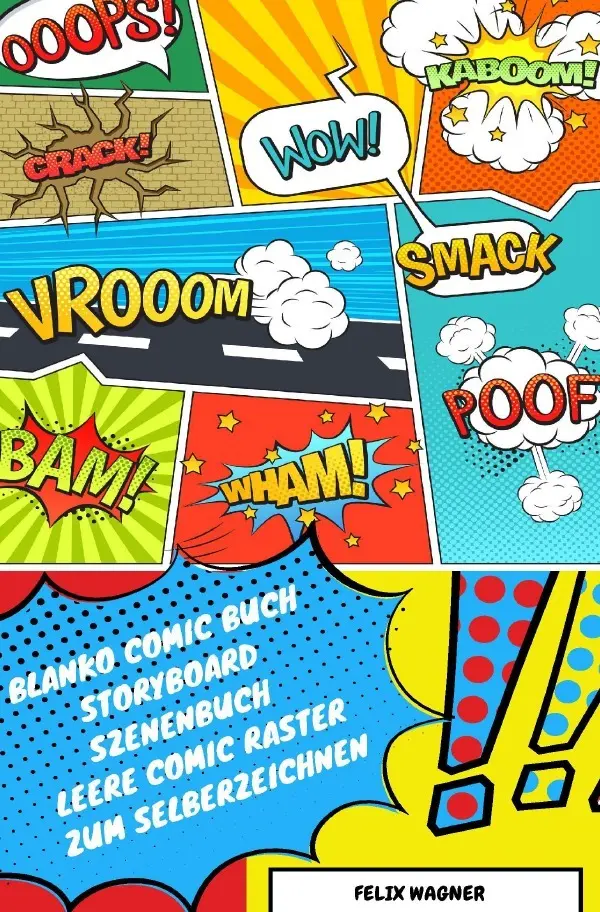 Cover: 9783750266742 | Blanko Comic Buch Storyboard Szenenbuch Leere Comic Raster zum...