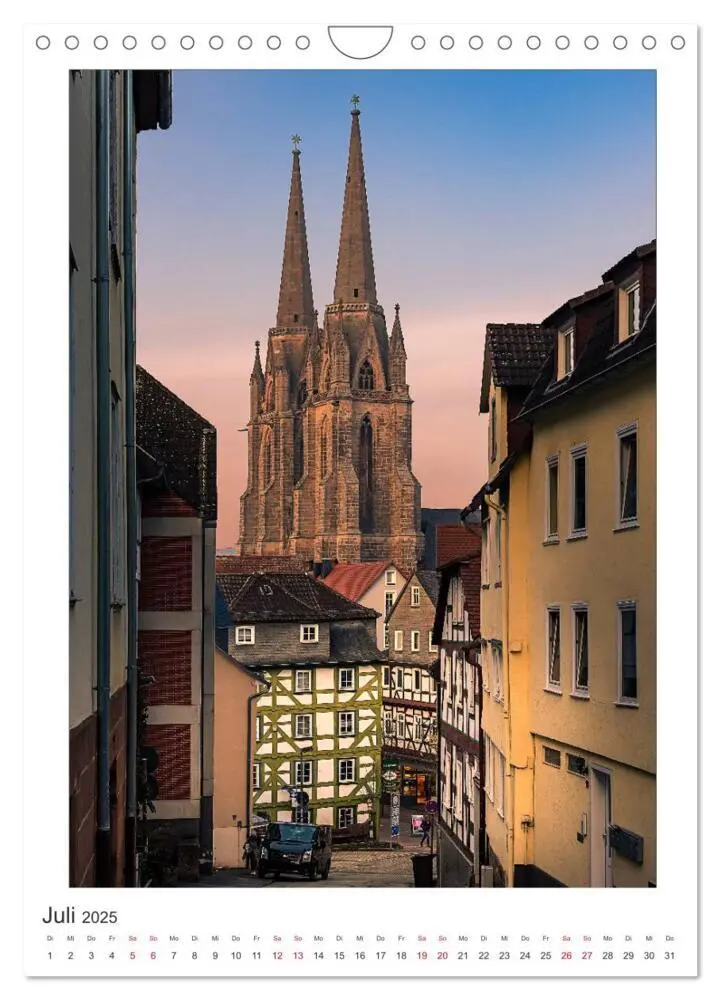 Bild: 9783435986842 | Marburgs 1000 Gassen (Wandkalender 2025 DIN A4 hoch), CALVENDO...