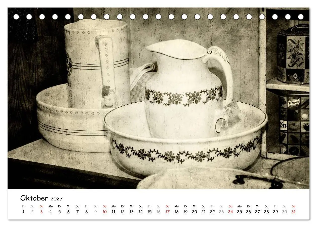 Bild: 9783594146842 | Retro (Tischkalender 2027 DIN A5 quer), CALVENDO Monatskalender | 2027