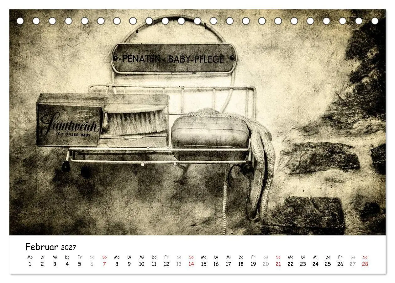 Bild: 9783594146842 | Retro (Tischkalender 2027 DIN A5 quer), CALVENDO Monatskalender | 2027