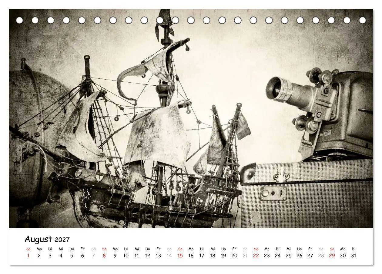 Bild: 9783594146842 | Retro (Tischkalender 2027 DIN A5 quer), CALVENDO Monatskalender | 2027