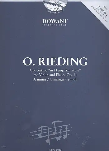 Cover: 9783905476842 | Concertino "In Hungarian Style" Op. 21 in A minor | Violin and Piano