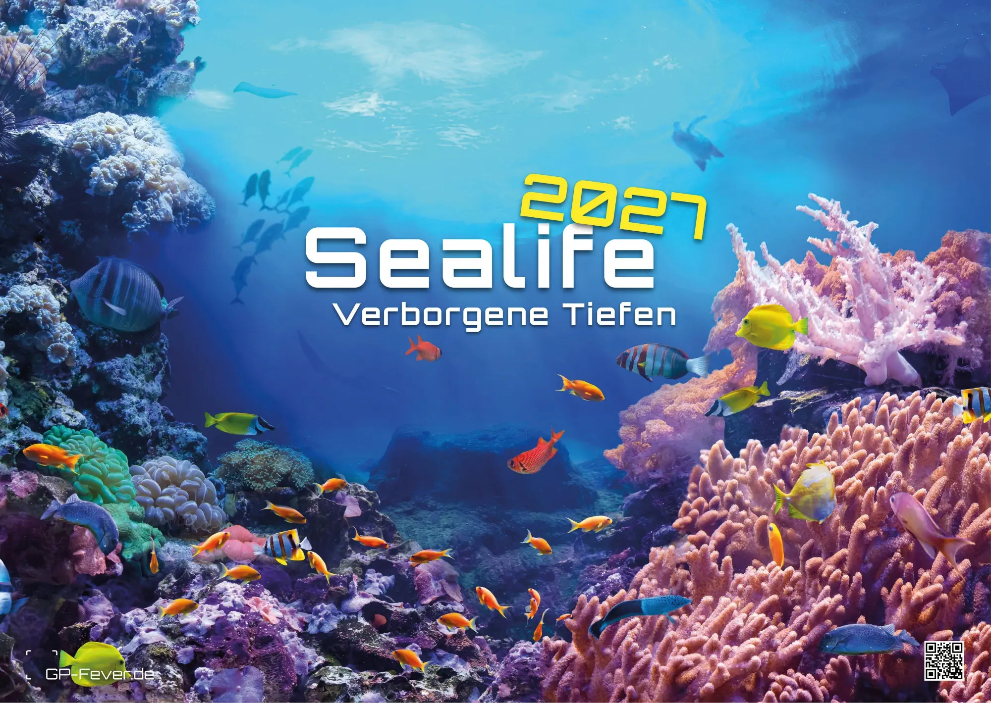Cover: 9783986736842 | Sealife - verborgene Tiefen - 2027 - Kalender DIN A3 | GP-Fever. de