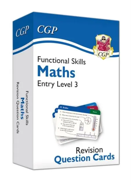 Cover: 9781789086942 | Functional Skills Maths Revision Question Cards - Entry Level 3 | Buch