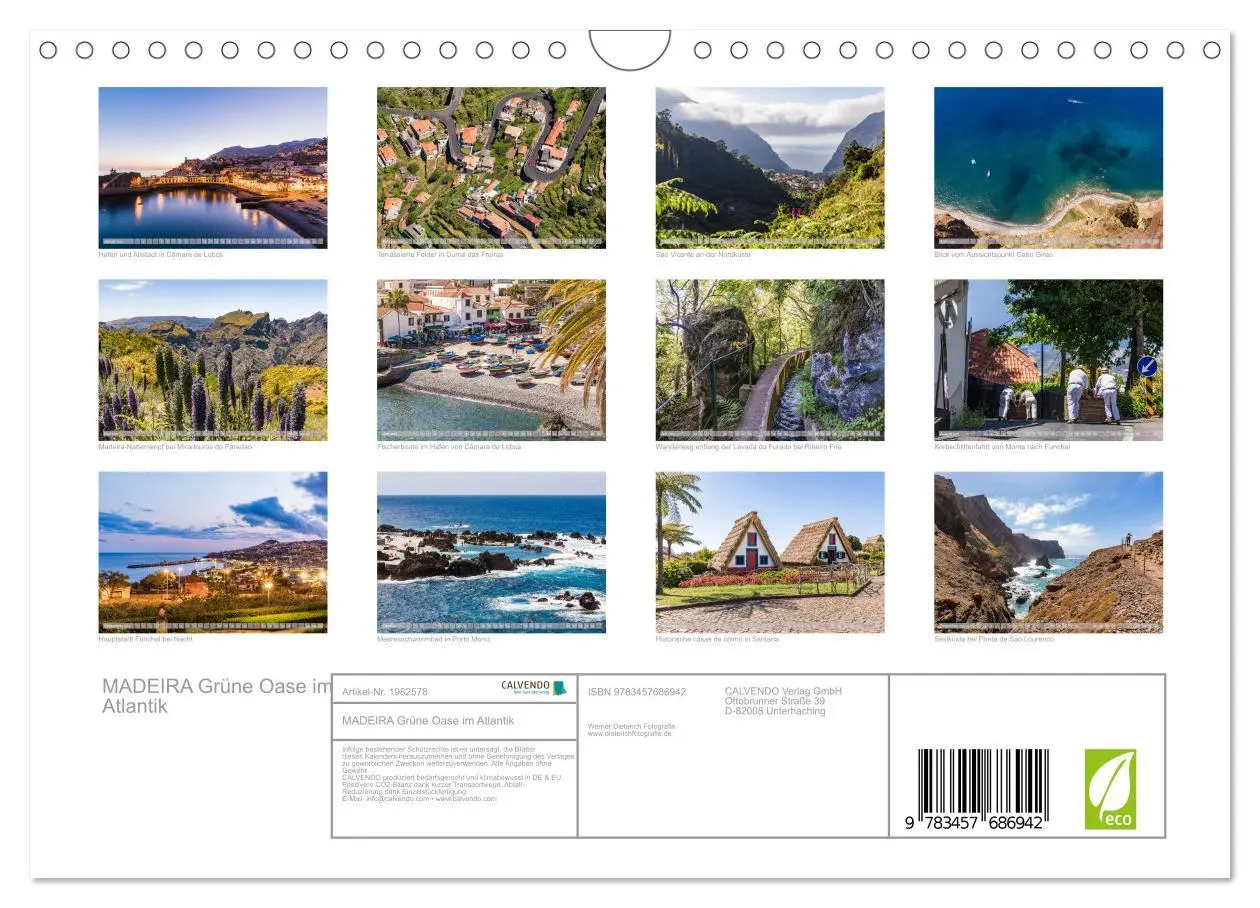 Bild: 9783457686942 | MADEIRA Grüne Oase im Atlantik (Wandkalender 2026 DIN A4 quer),...