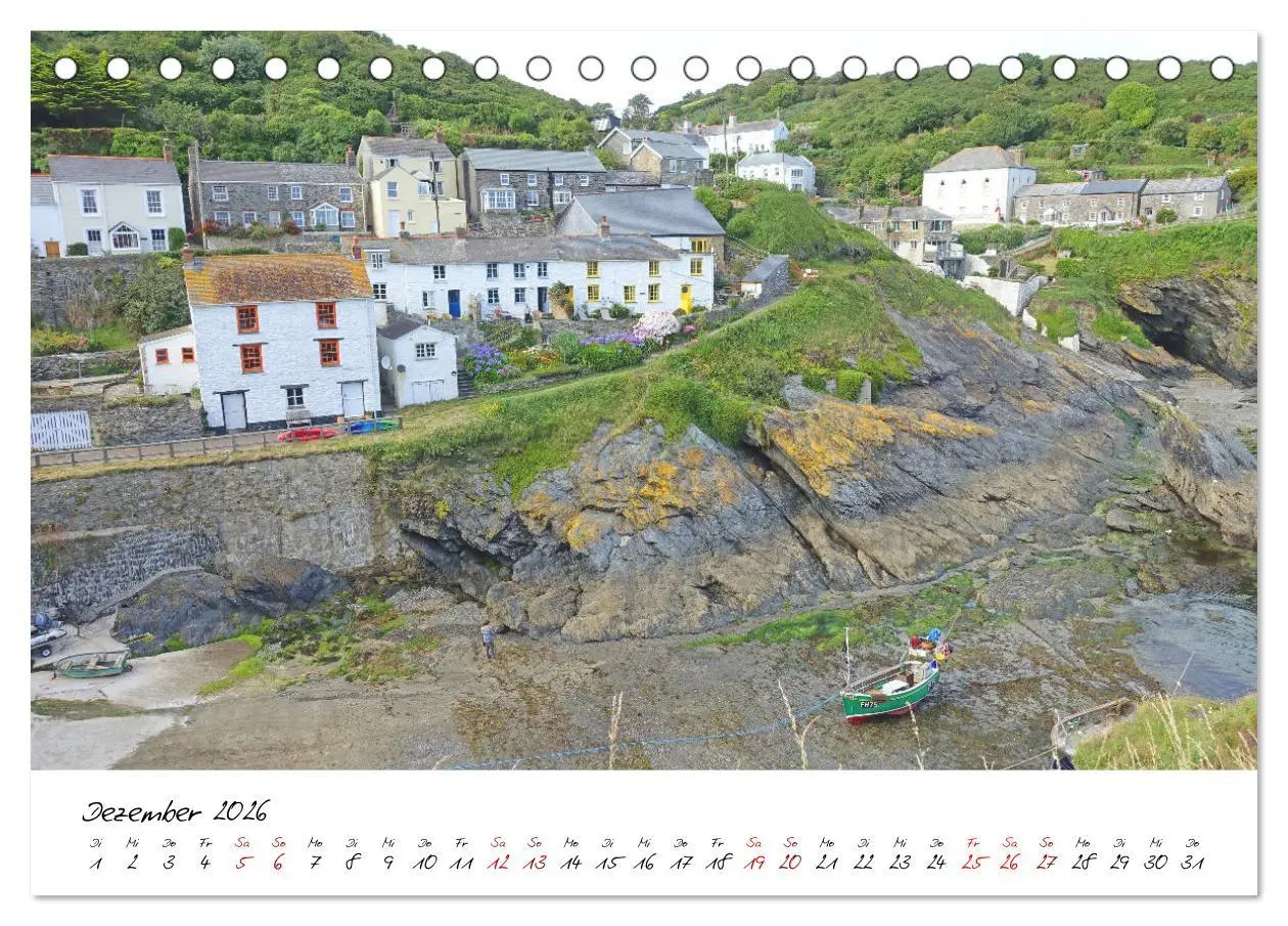 Bild: 9783457826942 | Cornwall. Der malerische Südwesten Englands (Tischkalender 2026 DIN...
