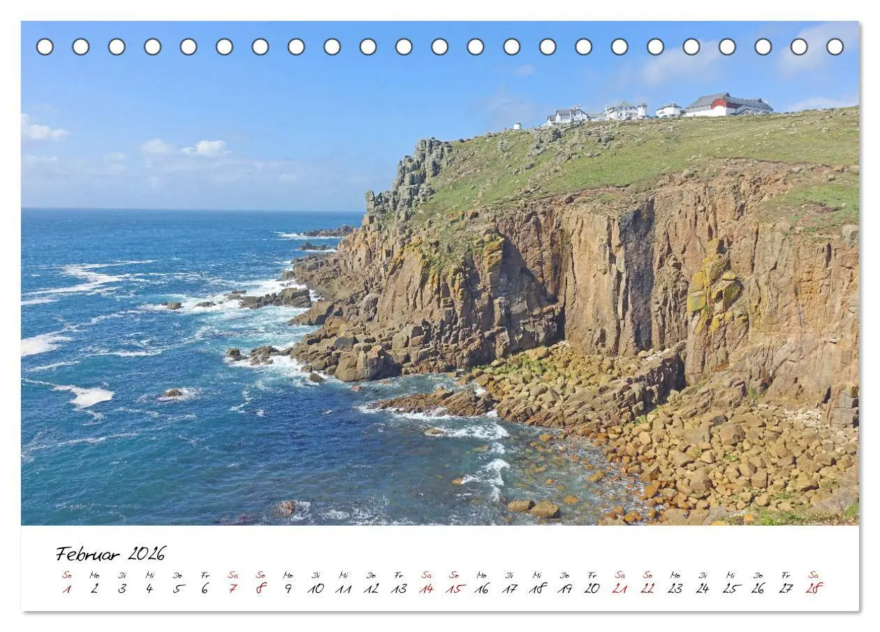 Bild: 9783457826942 | Cornwall. Der malerische Südwesten Englands (Tischkalender 2026 DIN...