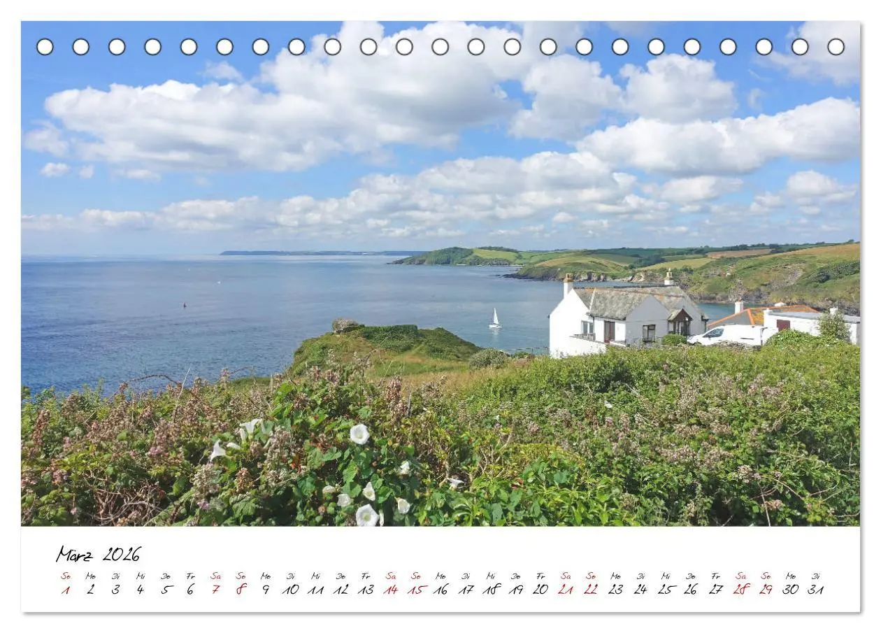 Bild: 9783457826942 | Cornwall. Der malerische Südwesten Englands (Tischkalender 2026 DIN...