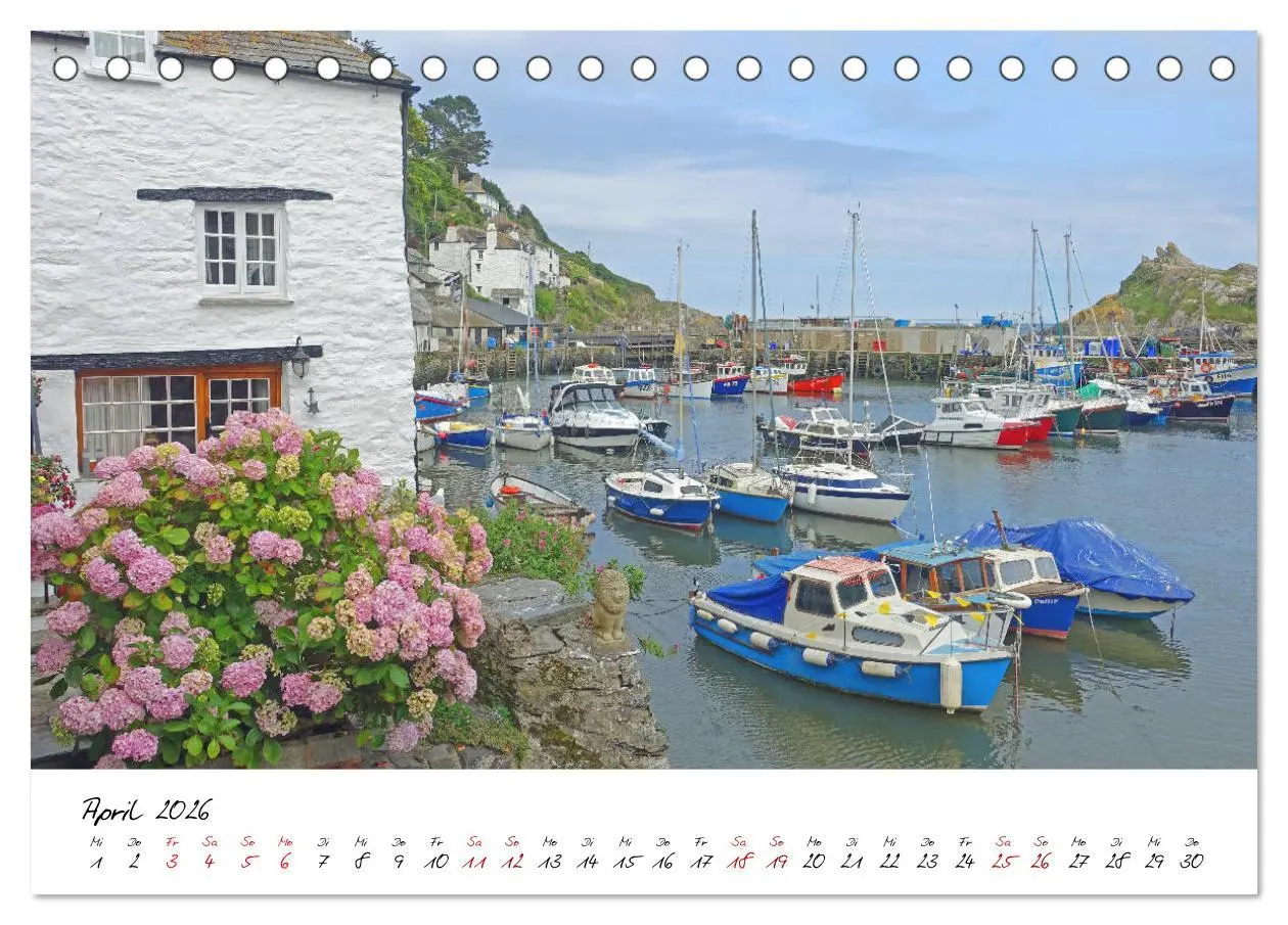Bild: 9783457826942 | Cornwall. Der malerische Südwesten Englands (Tischkalender 2026 DIN...