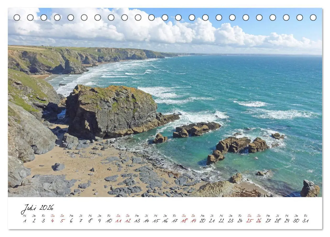 Bild: 9783457826942 | Cornwall. Der malerische Südwesten Englands (Tischkalender 2026 DIN...