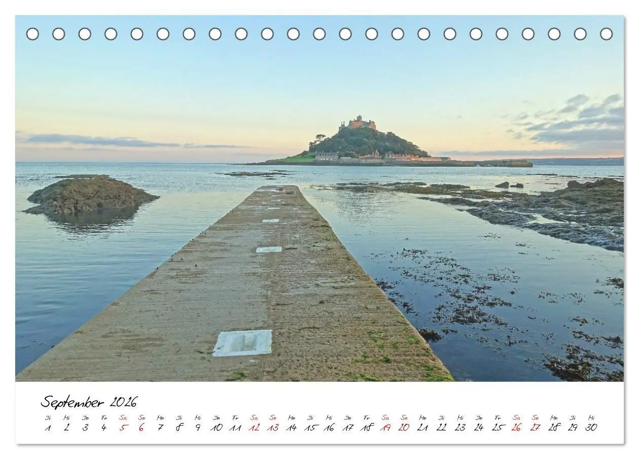 Bild: 9783457826942 | Cornwall. Der malerische Südwesten Englands (Tischkalender 2026 DIN...
