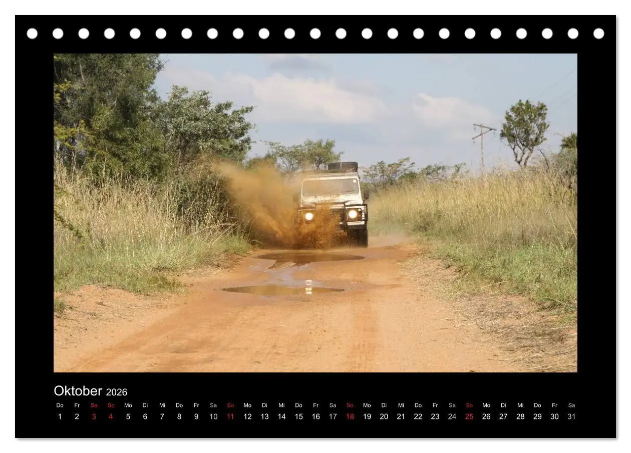Bild: 9783516156942 | Land Rover Defender - Unterwegs in Afrika (Tischkalender 2026 DIN...