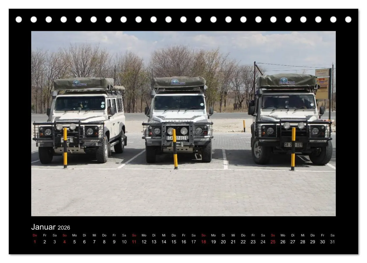 Bild: 9783516156942 | Land Rover Defender - Unterwegs in Afrika (Tischkalender 2026 DIN...
