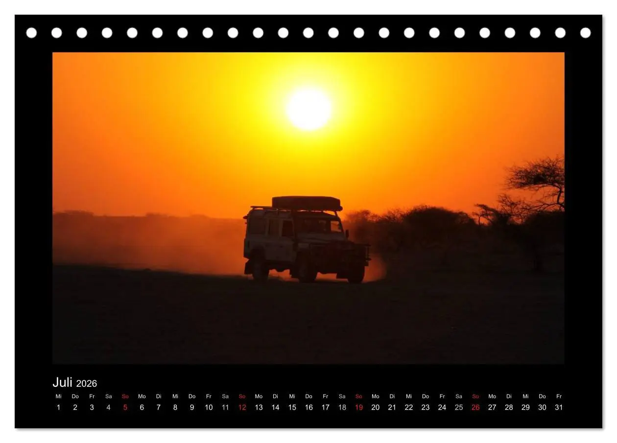 Bild: 9783516156942 | Land Rover Defender - Unterwegs in Afrika (Tischkalender 2026 DIN...