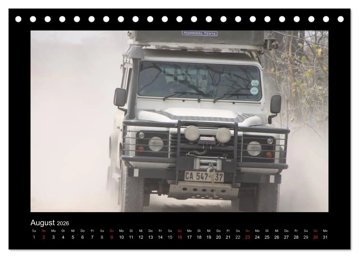 Bild: 9783516156942 | Land Rover Defender - Unterwegs in Afrika (Tischkalender 2026 DIN...