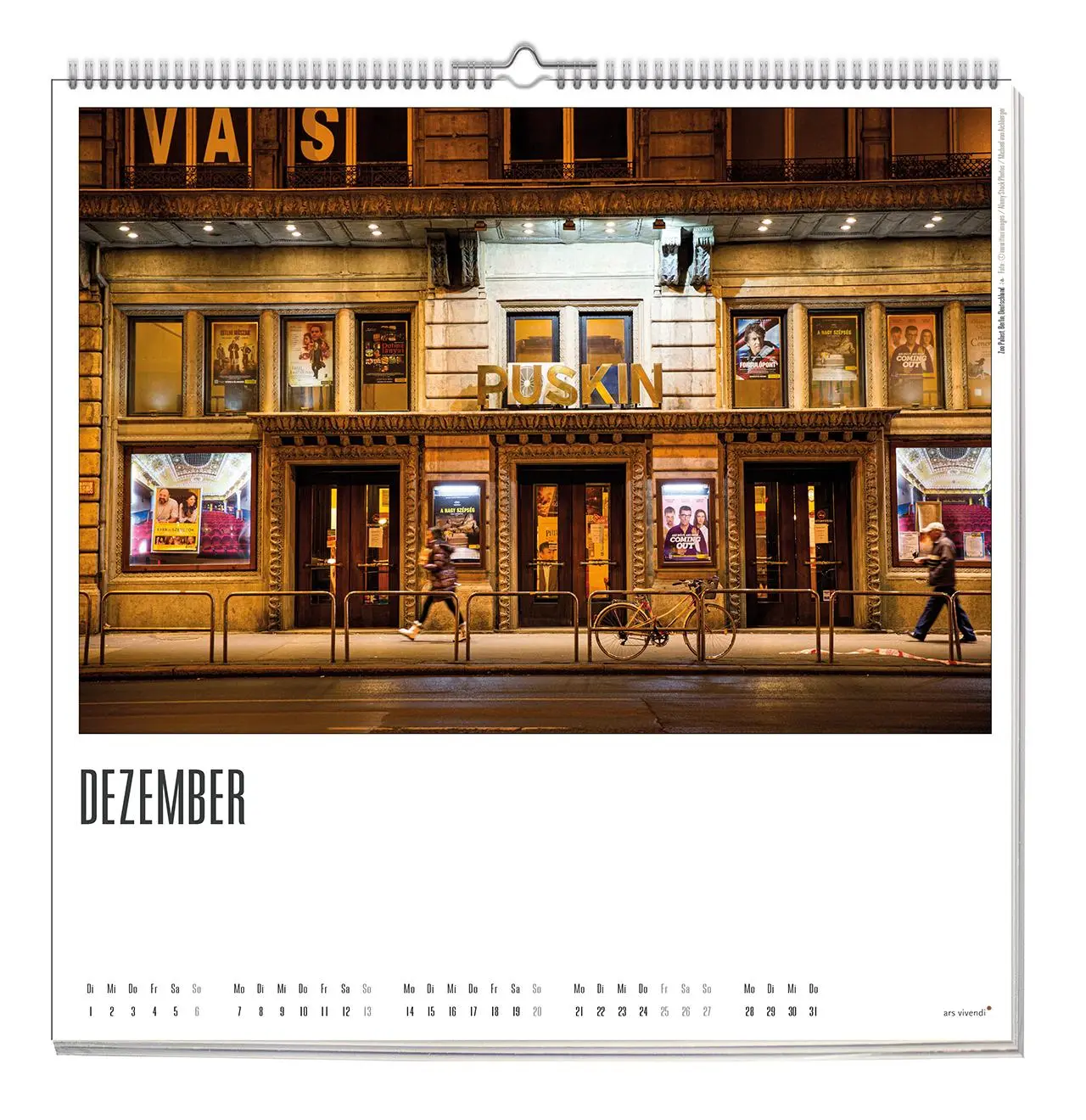 Bild: 9783747206942 | Filmpaläste 2026 | Wandkalender | Kalender | 12 S. | Deutsch | 2026