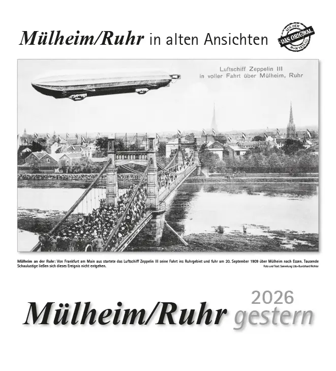 Cover: 9783961666942 | Mülheim a. d. Ruhr gestern 2026 | Kalender | 13 S. | Deutsch | 2026