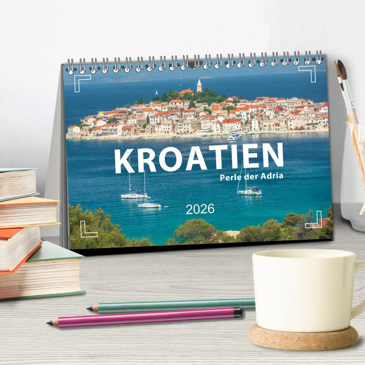 Bild: 9783457577042 | KROATIEN - Perle der Adria (Tischkalender 2026 DIN A5 quer),...