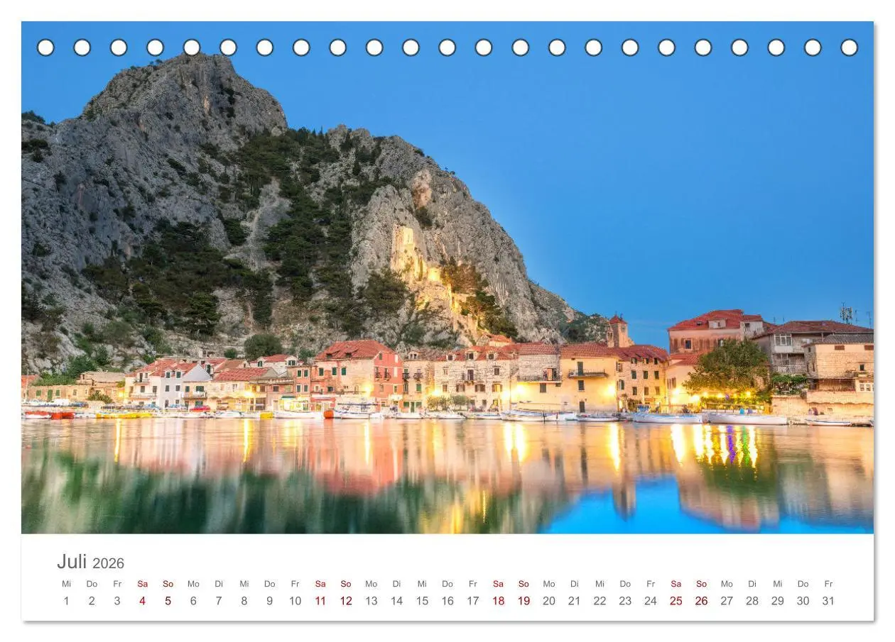 Bild: 9783457577042 | KROATIEN - Perle der Adria (Tischkalender 2026 DIN A5 quer),...