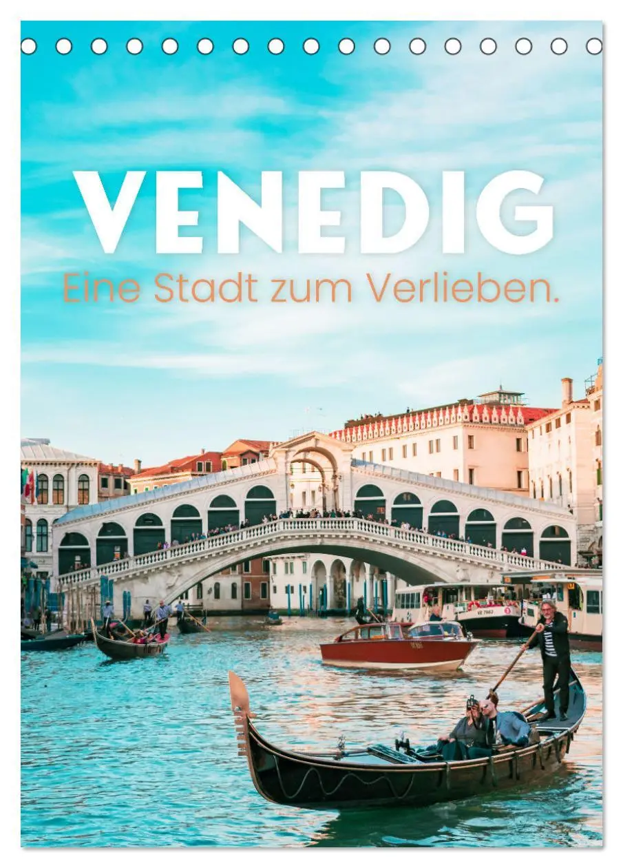 Cover: 9783516357042 | Venedig - Eine Stadt zum Verlieben. (Tischkalender 2026 DIN A5...