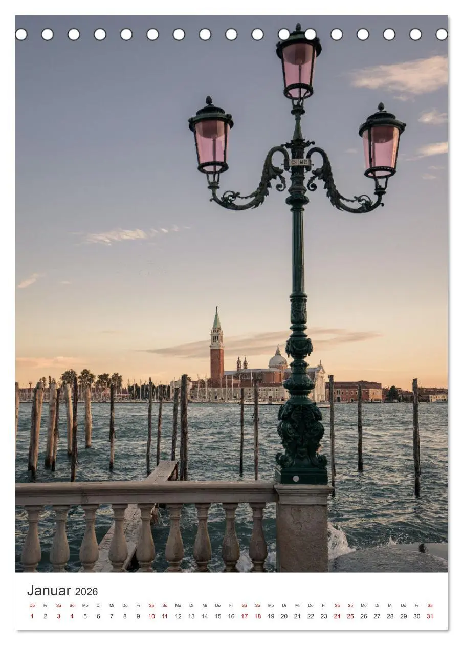 Bild: 9783516357042 | Venedig - Eine Stadt zum Verlieben. (Tischkalender 2026 DIN A5...
