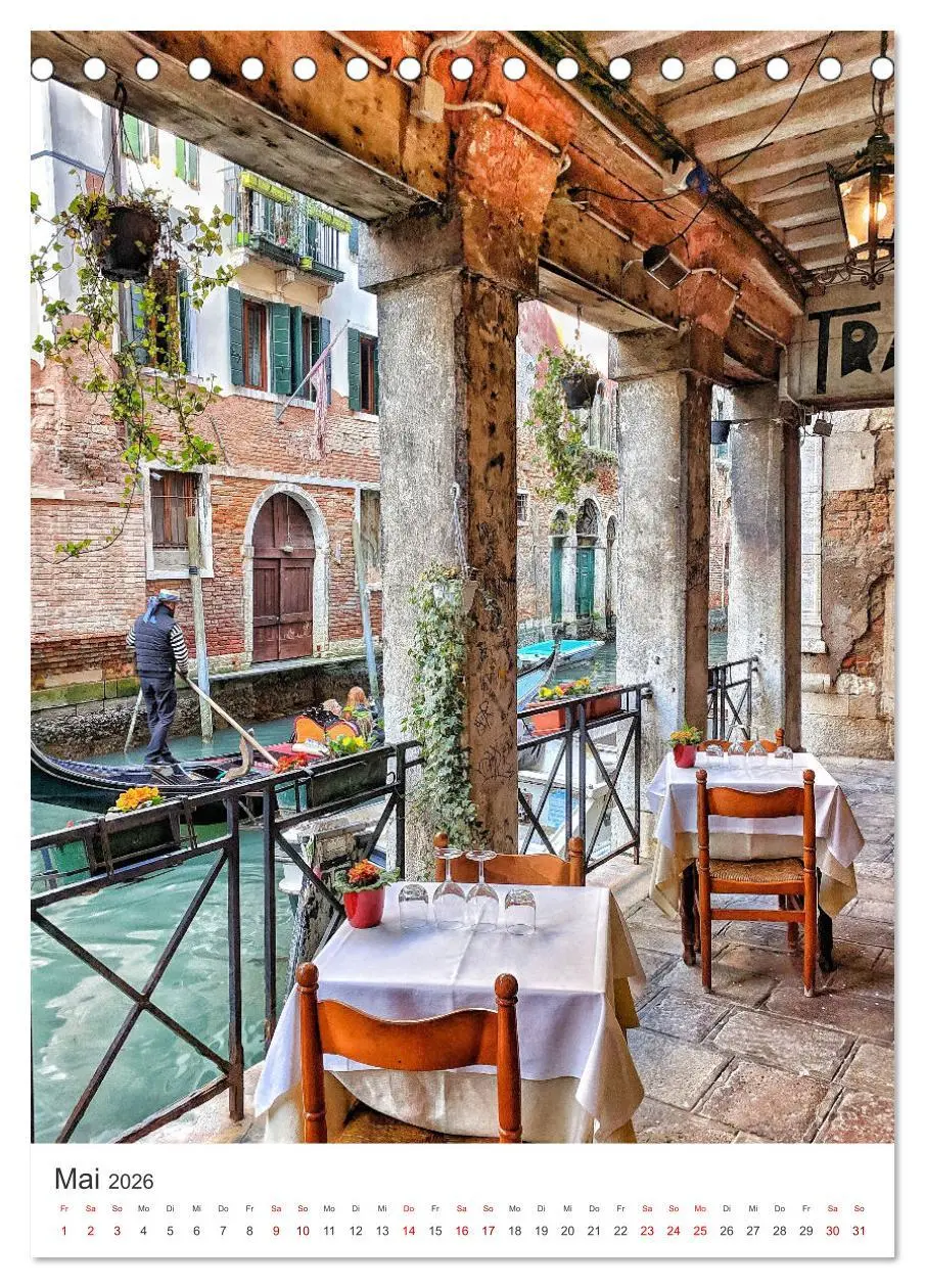 Bild: 9783516357042 | Venedig - Eine Stadt zum Verlieben. (Tischkalender 2026 DIN A5...