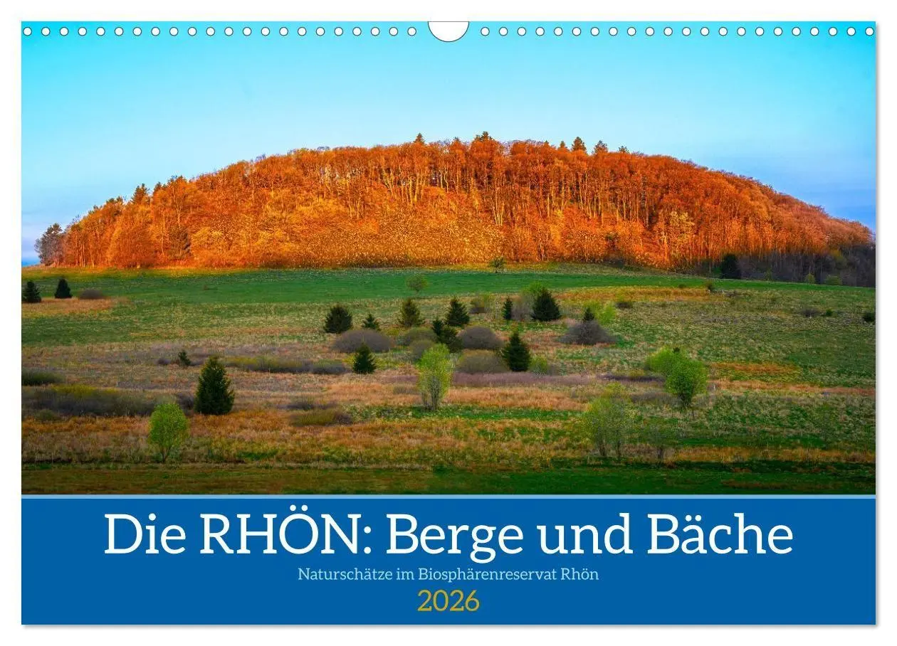 Cover: 9783516667042 | Die RHÖN: Faszinierende Berge und lebendige Bäche (Wandkalender...