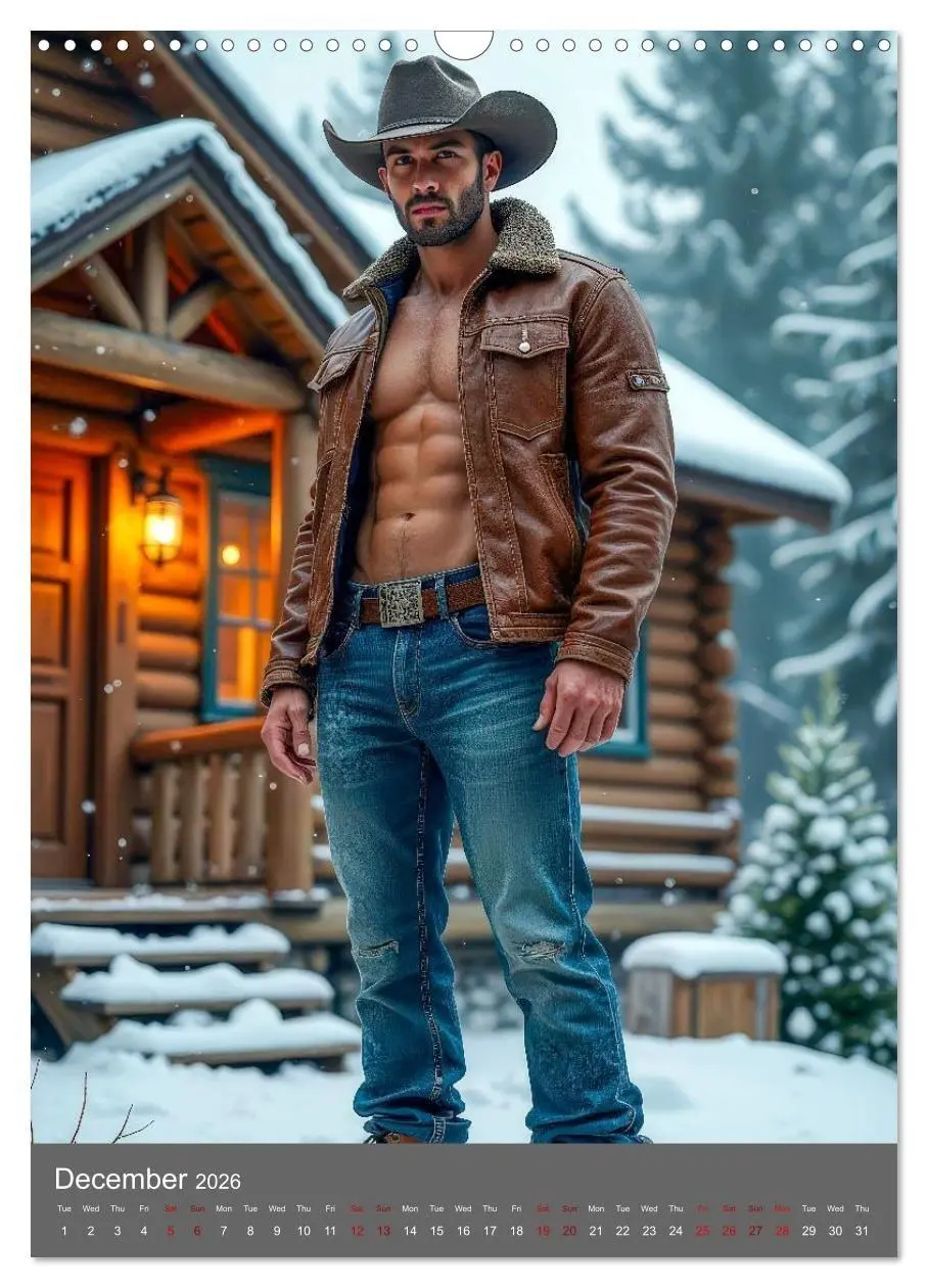 Bild: 9783516737042 | Bronco Heartthrobs (Wall Calendar 2026 DIN A3 portrait), CALVENDO...