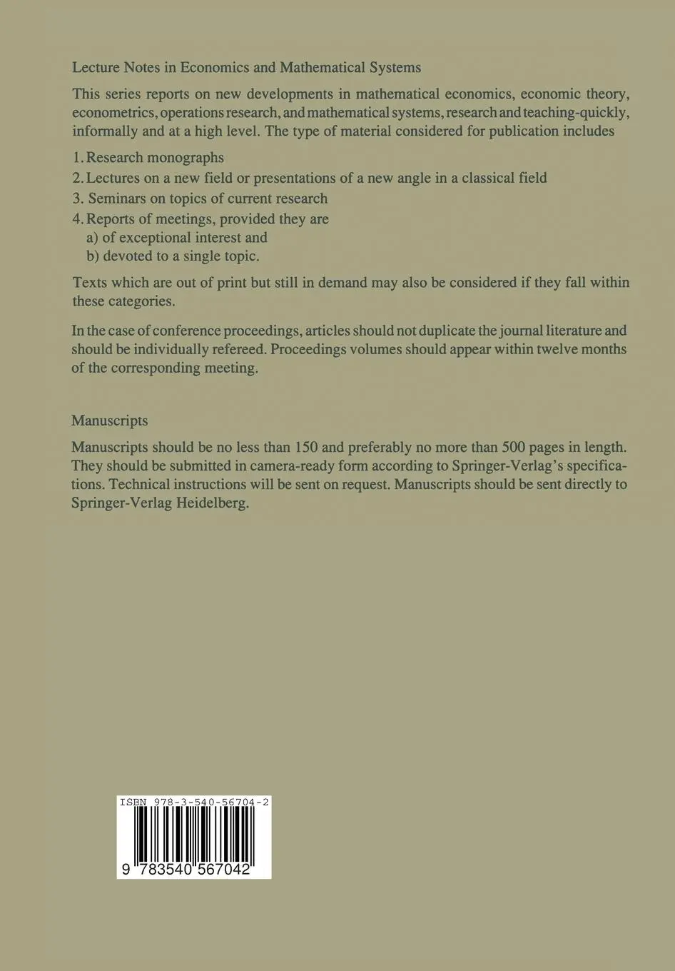 Rückseite: 9783540567042 | Nonlinear Dynamics in Economics and Social Sciences | Gori (u. a.)