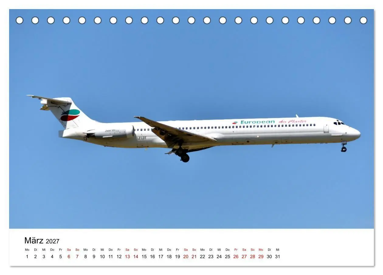 Bild: 9783569377042 | Flugzeuge aller Art (Tischkalender 2027 DIN A5 quer), CALVENDO...