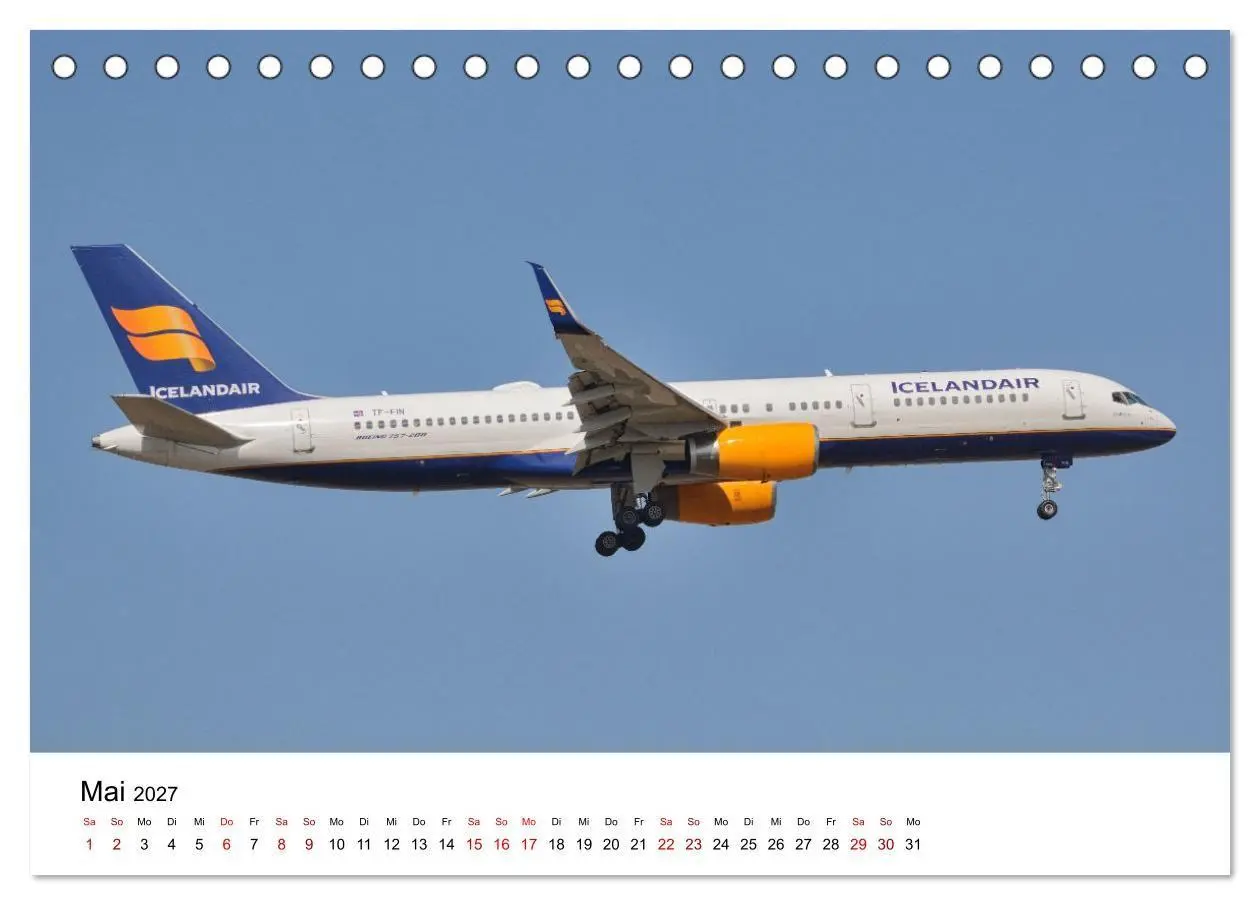 Bild: 9783569377042 | Flugzeuge aller Art (Tischkalender 2027 DIN A5 quer), CALVENDO...