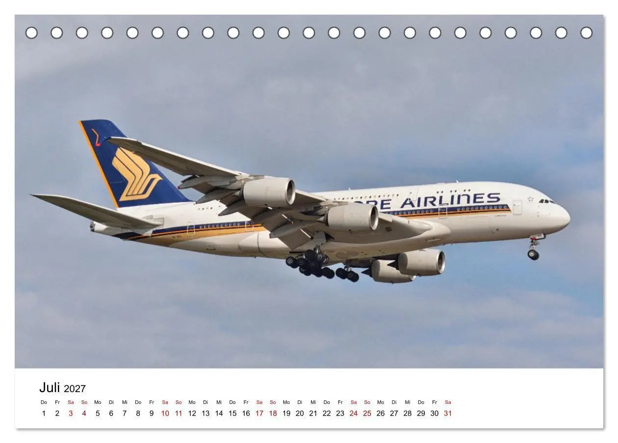 Bild: 9783569377042 | Flugzeuge aller Art (Tischkalender 2027 DIN A5 quer), CALVENDO...