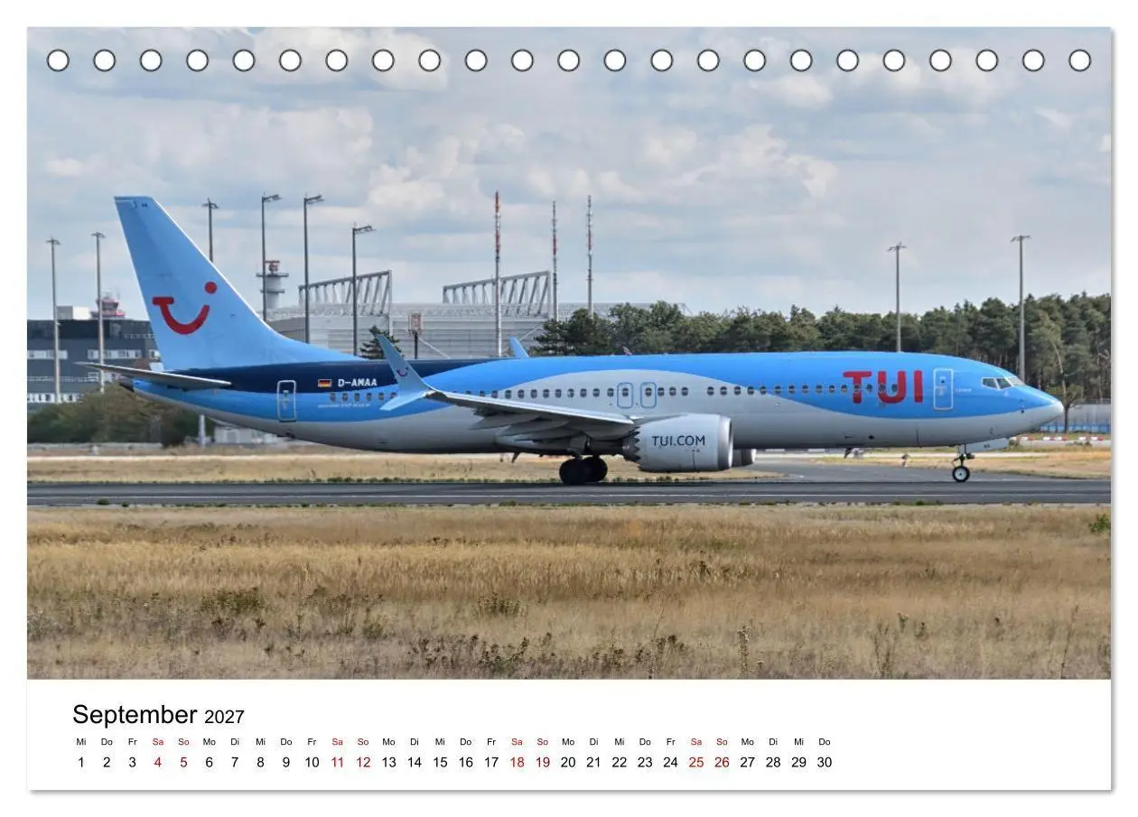 Bild: 9783569377042 | Flugzeuge aller Art (Tischkalender 2027 DIN A5 quer), CALVENDO...