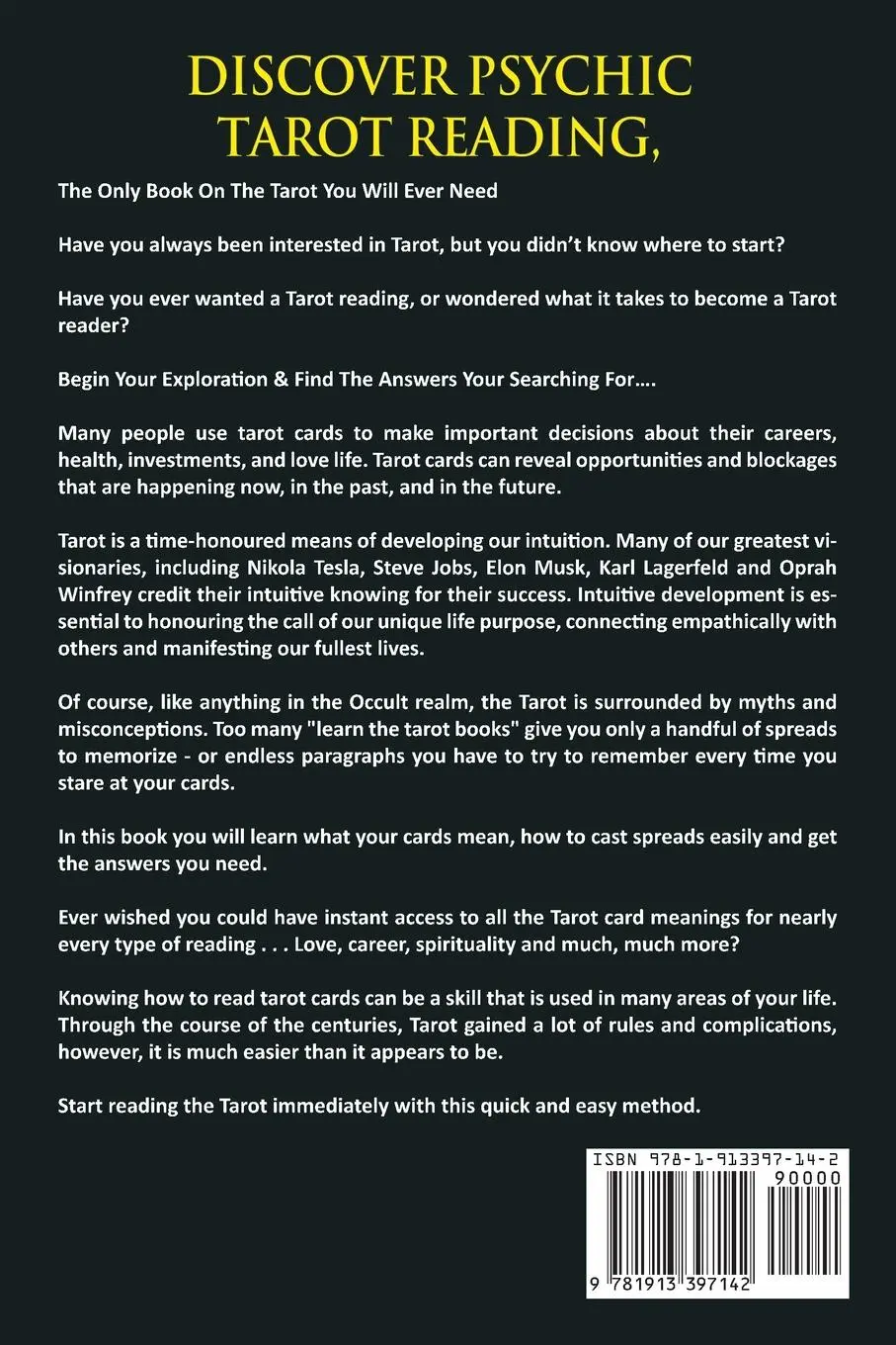 Rückseite: 9781913397142 | Discover Psychic Tarot Reading, Tarot Card Meanings, Numerology,...