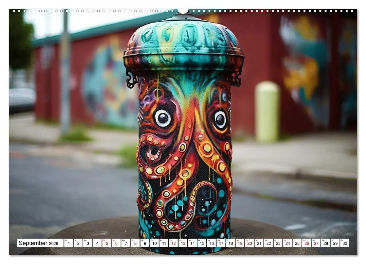 Bild: 9783457497142 | Street Art Graffiti (hochwertiger Premium Wandkalender 2026 DIN A2...